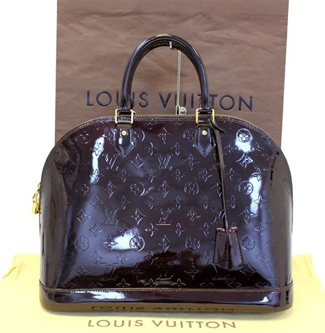 louis vuitton vernis alma gm|Louis Vuitton Alma monogram.